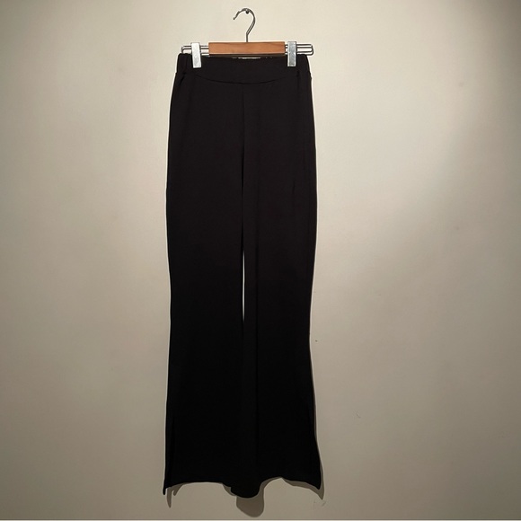 OAK + FORT Pants - Oak + Fort Black Pants with side slit